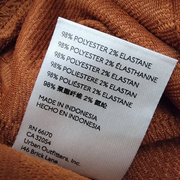 Maeve Flare Pants Cropped Top Set Womens S/M Honey Boho Neutral Chic Versatile - Picture 10 of 14